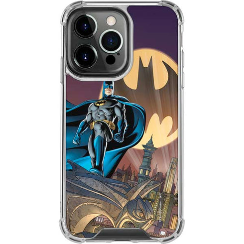 DC Comics Batman in the Sky iPhone 16 Pro Clear Case